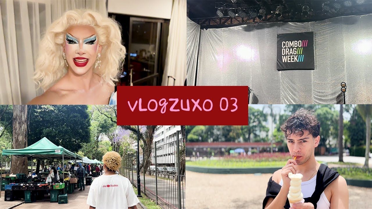 vlogzuxo 03 | em Curitiba para o maior festival drag do sul: Combo Drag Week 2025!