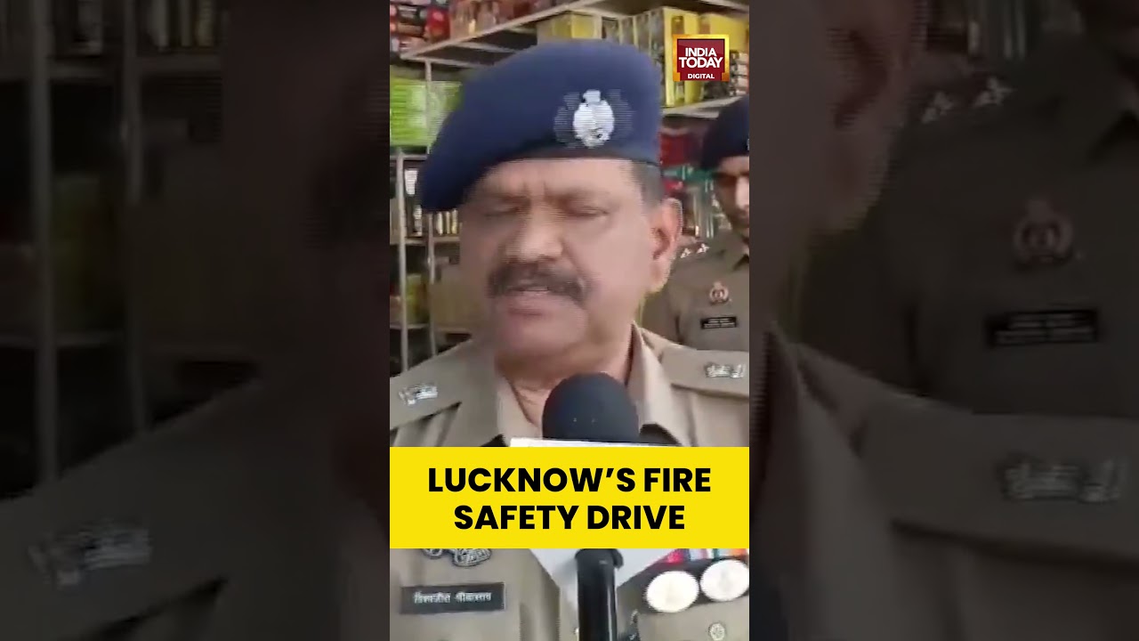Lucknow Police Crack Down on Firecracker Market | Safety Checks in Full Swing