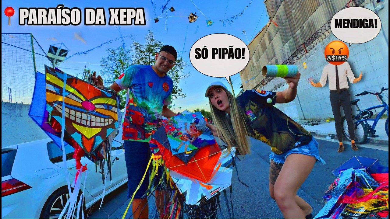 Descobri o Novo Paraíso da Xepa de Pipão - Aparamos Todas Pipas Avoadas do Festival e Deu Confusão!