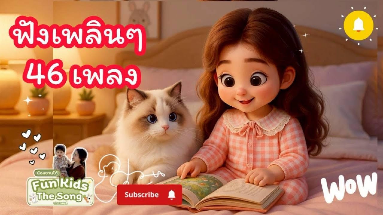 เพลงเด็กจังหวะสนุกๆ  46 เพลง ฟังเพลินๆ 2ชั่วโมง 20 นาที | FunKidsTheSong