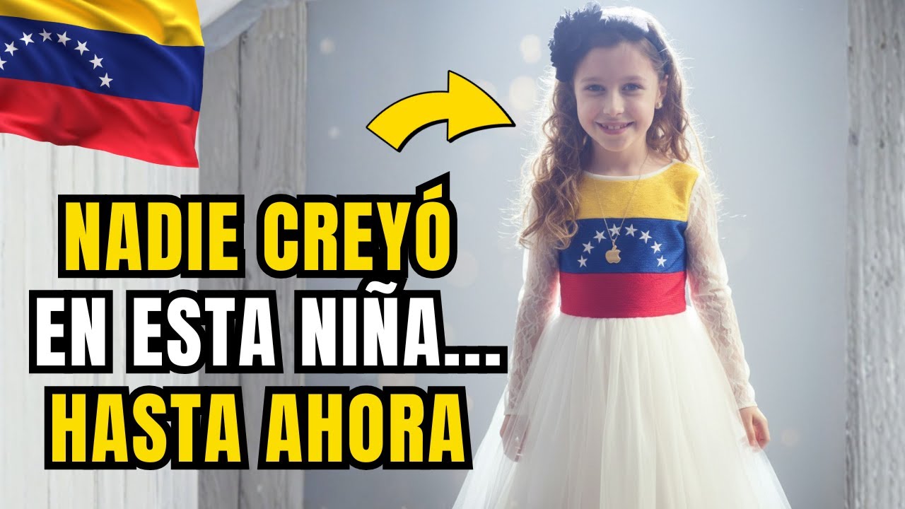 ¡Inexplicable! Lo que esta niña está logrando por Venezuela (Valery Pérez)
