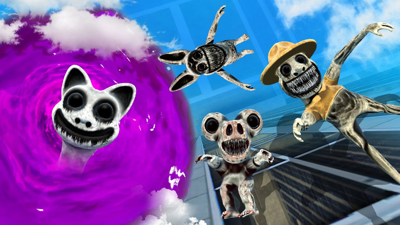 ALL ZOONOMALY MONSTERS - VS PORTALS [GMOD] Part 2