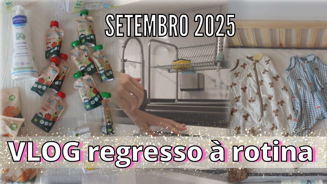 Vlog setembro 2025 | Regresso à rotina e compras para a Carolina
