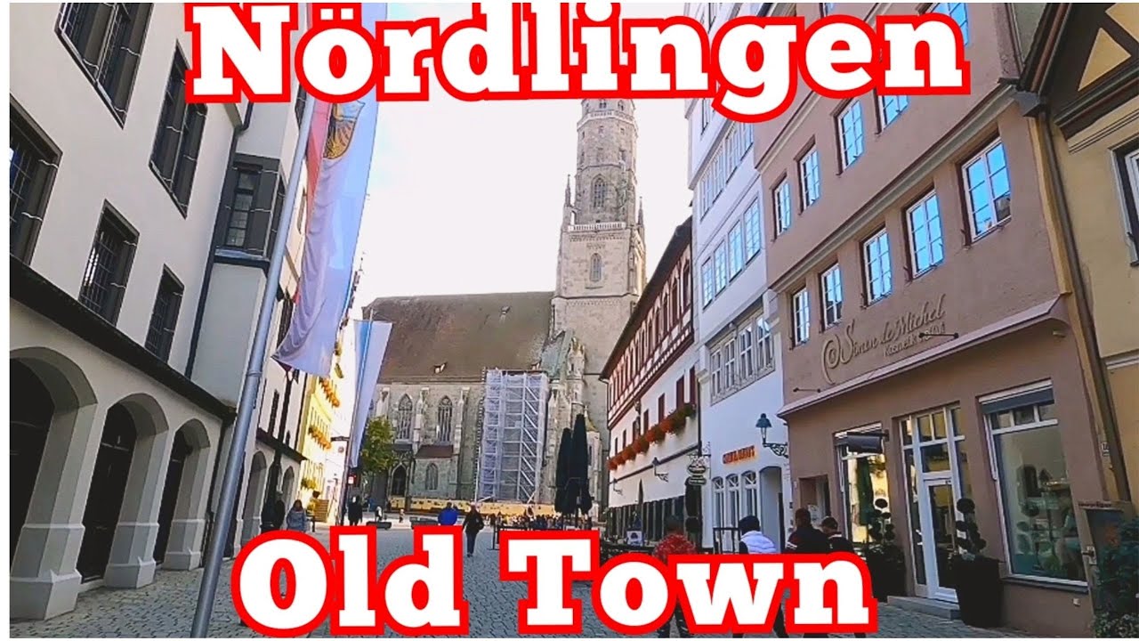 🇩🇪 Nördlingen City tour | Altstadt von Nördlingen | Germany Walking Tour