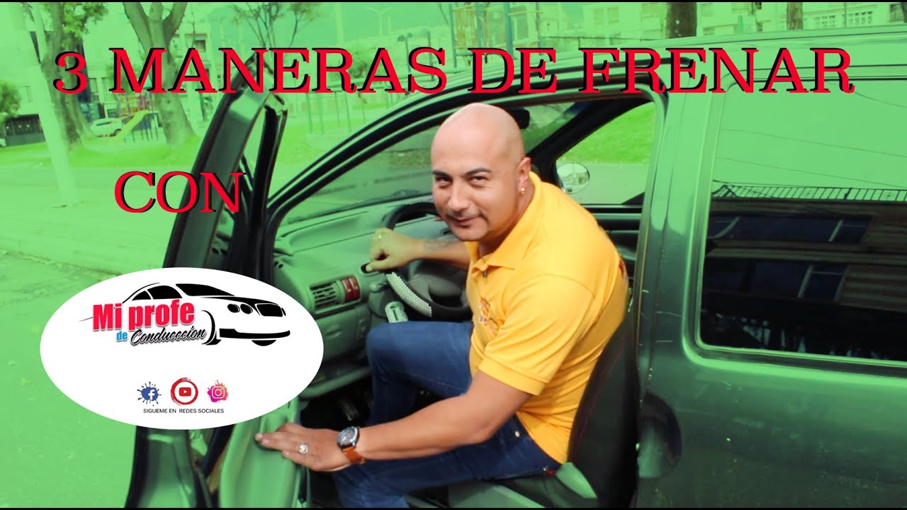 Mi profe de conducción  🚙   🚘   nos enseña 3 maneras de frenar | Mi profe de conducción