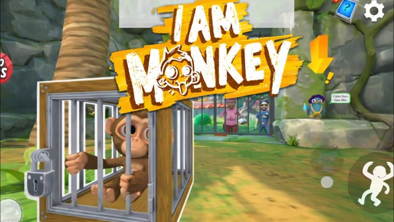 I AM  MONKEY SIMULATOR ANDROID GAMEPLAY 