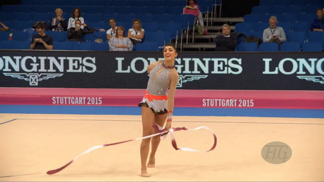Varvara FILIOU (GRE) 2015 Rhythmic Worlds Stuttgart - Qualifications Ribbon
