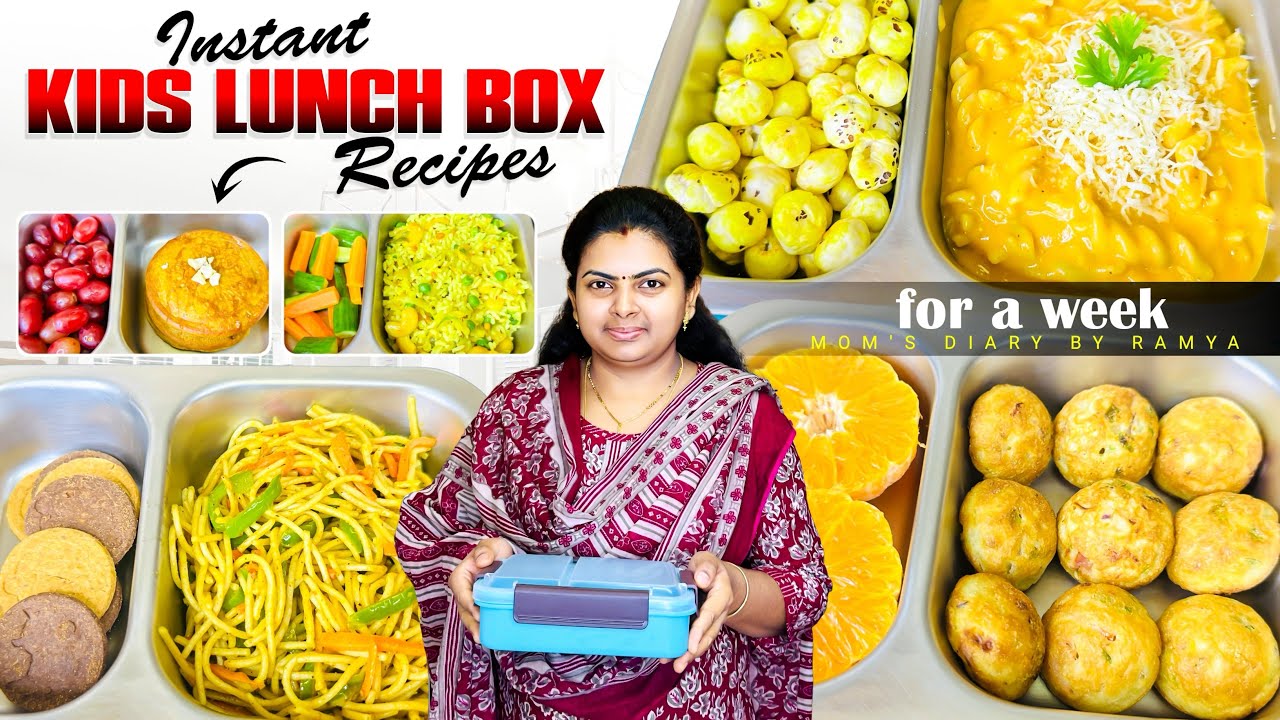 అప్పటికప్పుడు చేసుకునే LunchBox రెసిపీస్||Kids Instant lunch box Ideas💡||Healthy Slurrpfarm Noodles