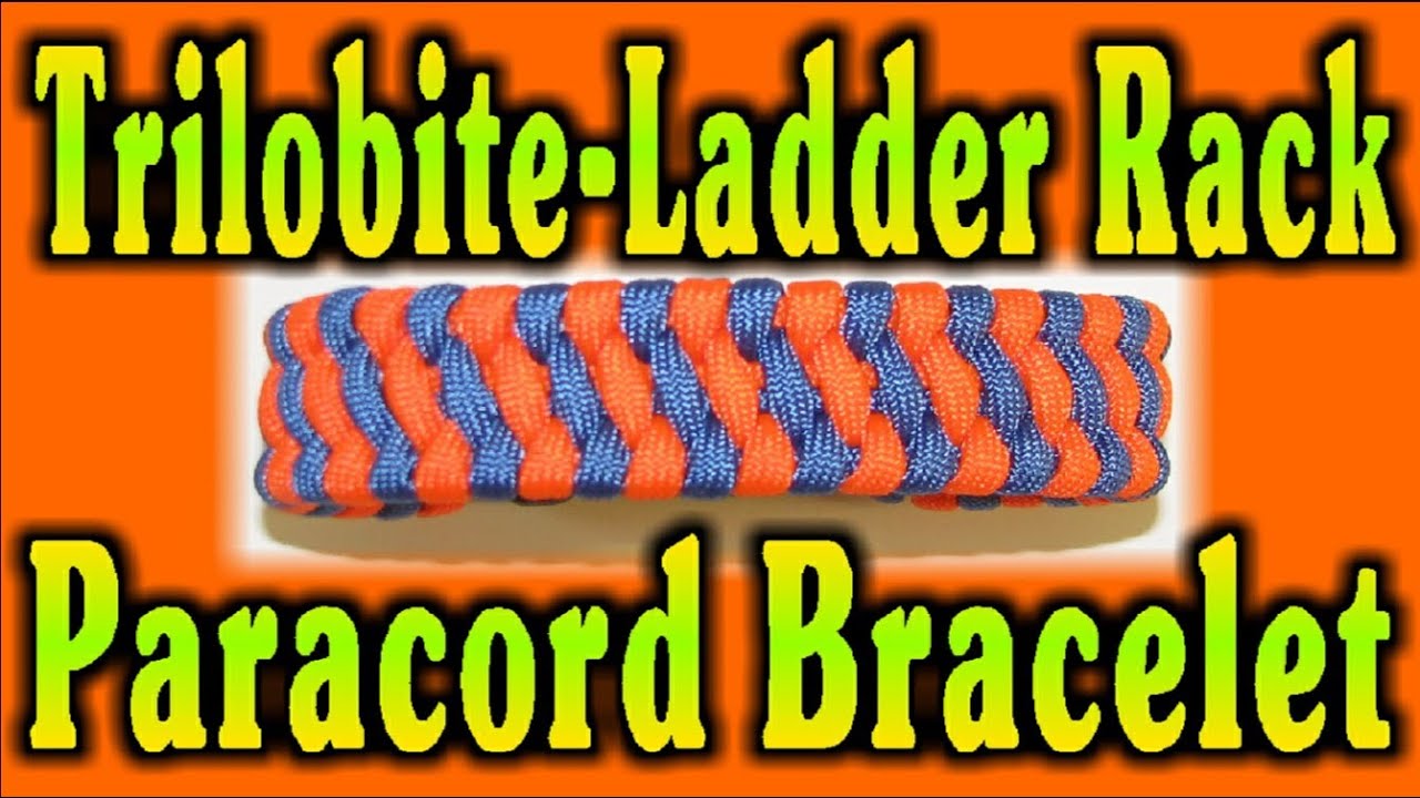 How To Make A Paracord Trilobite Bar-Ladder Rack Bracelet