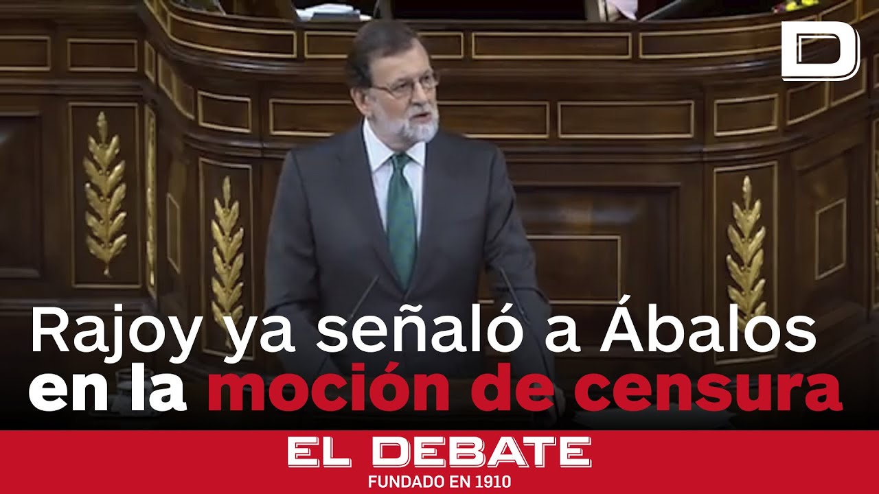 Rajoy advirtió a Ábalos en 2018: «Para venir a dar lecciones hay que estar en condiciones de darlas»
