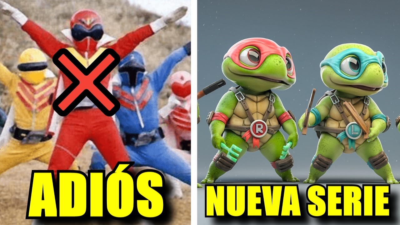 ADIÓS POWER RANGERS JAPONESES, TORTUGAS NINJA NUEVA SERIE, DISNEY EN FORTNITE