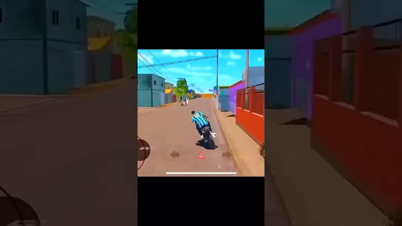Wheelie City Bike Stunt Game | Epic 100m Long Wheelie &ndash; Crazy Gamer DAKU 😎 | Live Ride POV 🎥|#Shorts