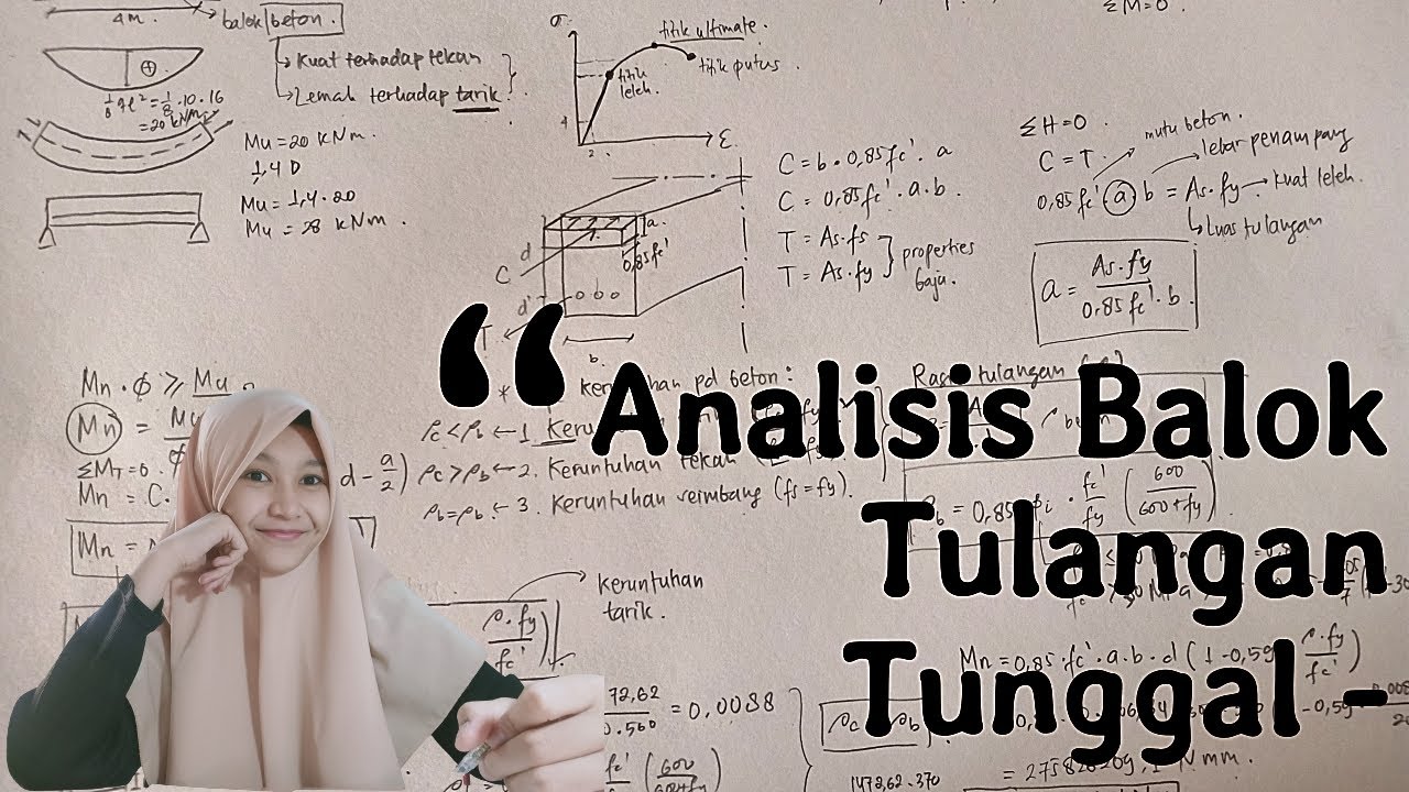 ANALISIS BALOK TULANGAN TUNGGAL - KAPASITAS NOMINAL DAN TIPE KERUNTUHAN