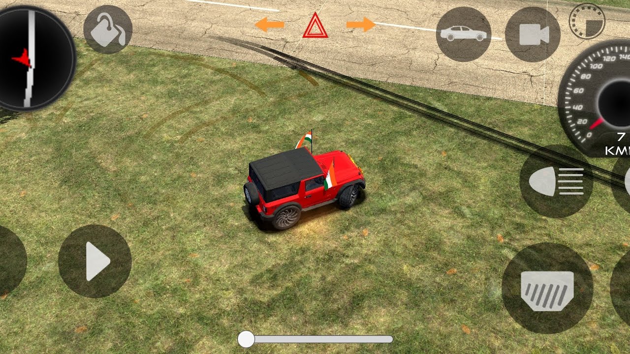 Modified Mahindra Thar!!😈 Indian car simulator 3D !! Android gameplay car 3D #gameing