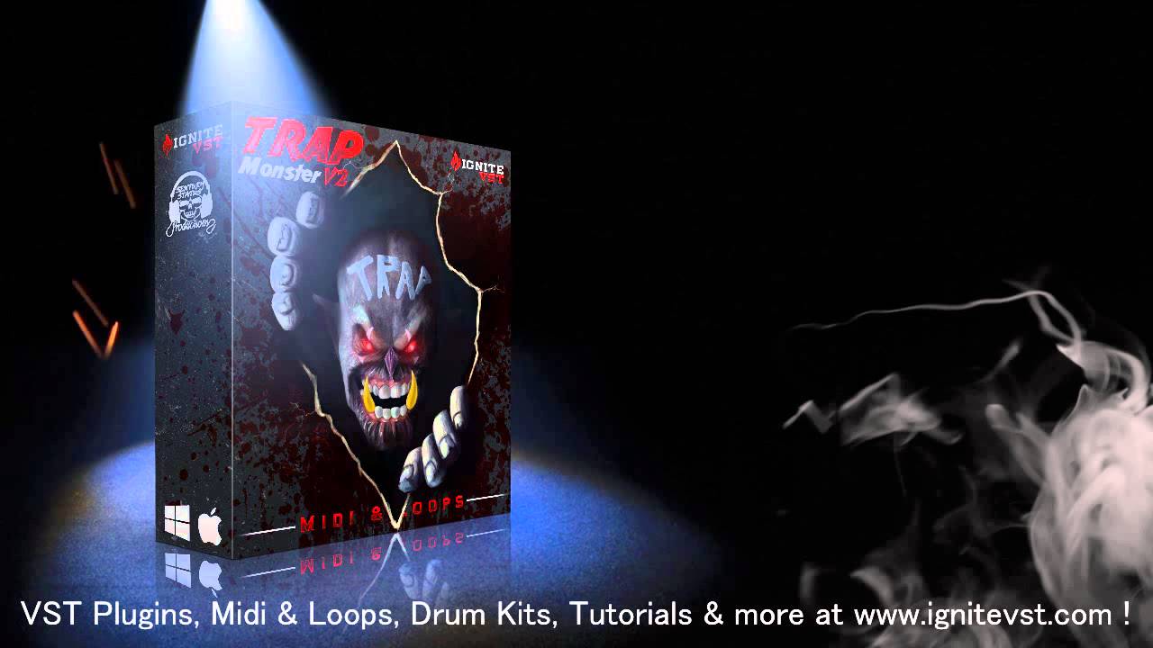 Trap Monster Midi & Wav Loops - Trap Monster V2