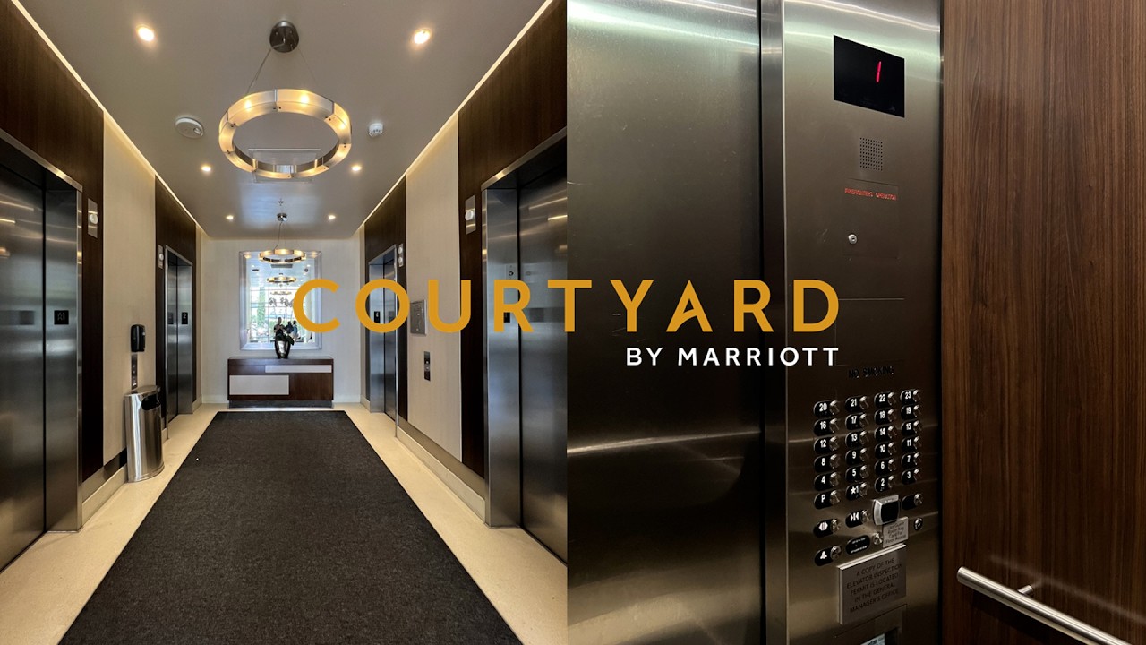 OTIS Series 4 Traction Elevators - Courtyard Marriott L.A. LIVE - Los Angeles, CA