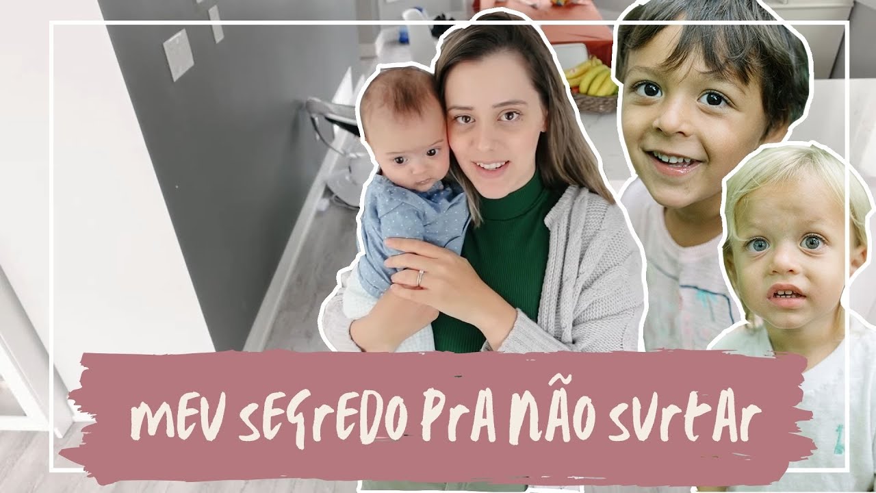 COMO NÃO SURTAR TENDO 3 FILHOS PEQUENOS + TRABALHO +CASA PRA CUIDAR? - vlog do nosso dia em família