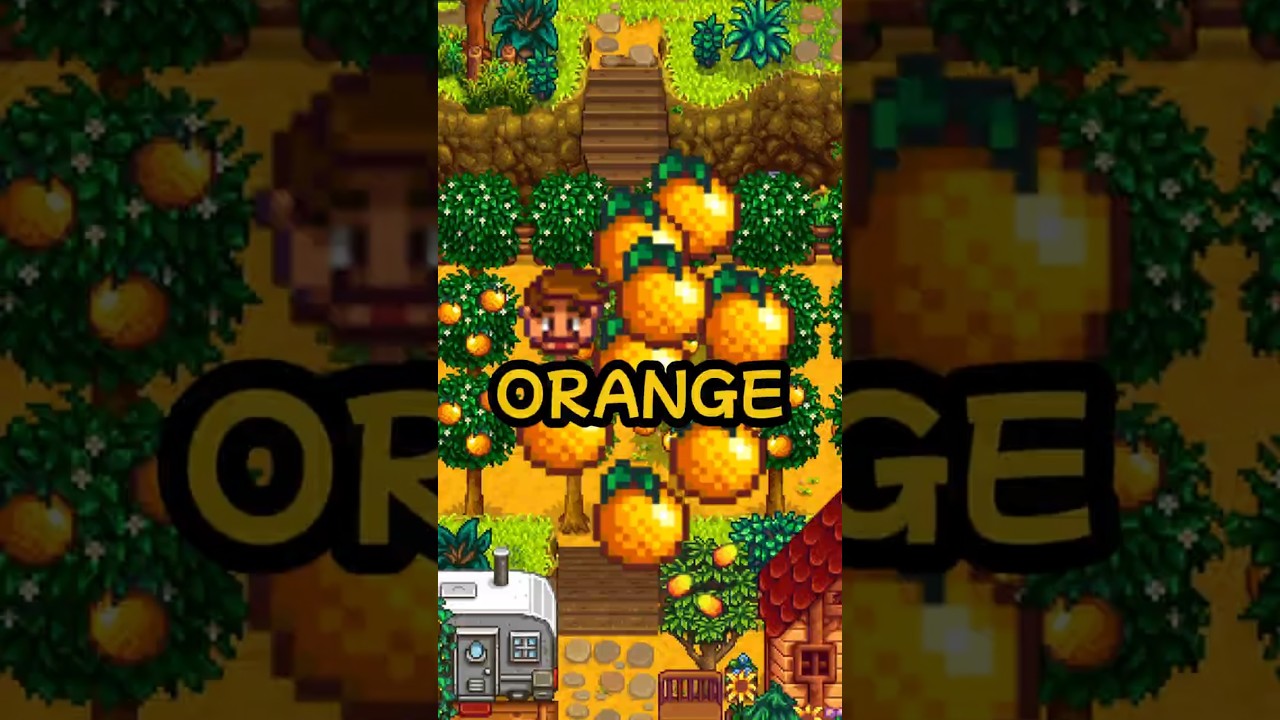 This Orange Tree Made Me rich in Stardew Valley
