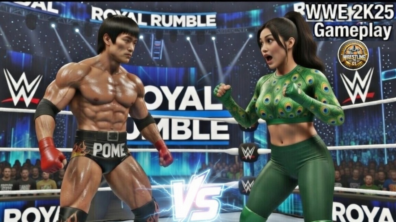 😱 Аника против Брюса Ли 🥋 Эпический межгендерный матч Iron Man | Геймплей WWE 2K25