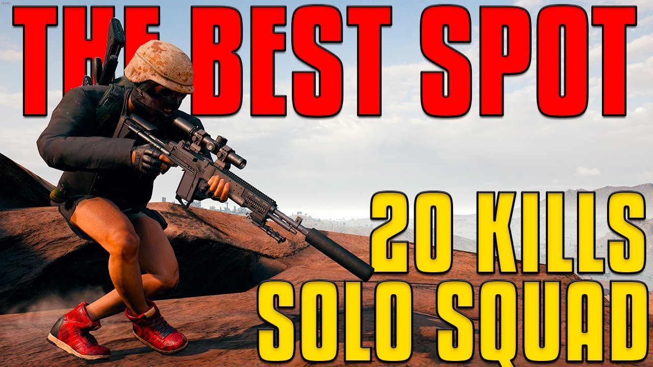 THE BEST SPOT - 20 Kills, Solo Squad | PUBG