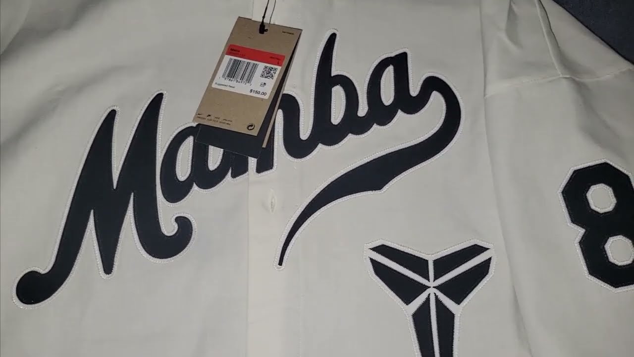 Kobe Details Mamba Baseball Jersey from Nike