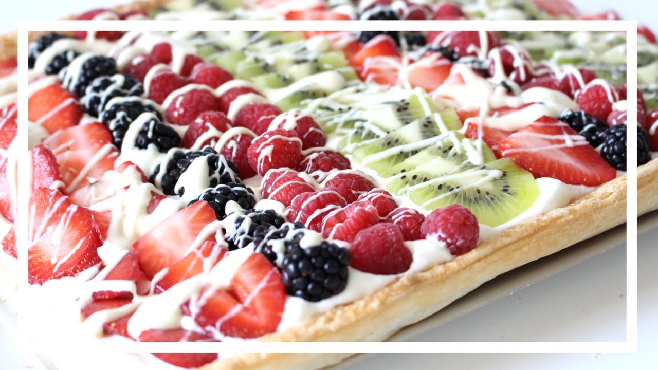 Tarta de hojaldre y frutas ·💄Lucía Puebla💋