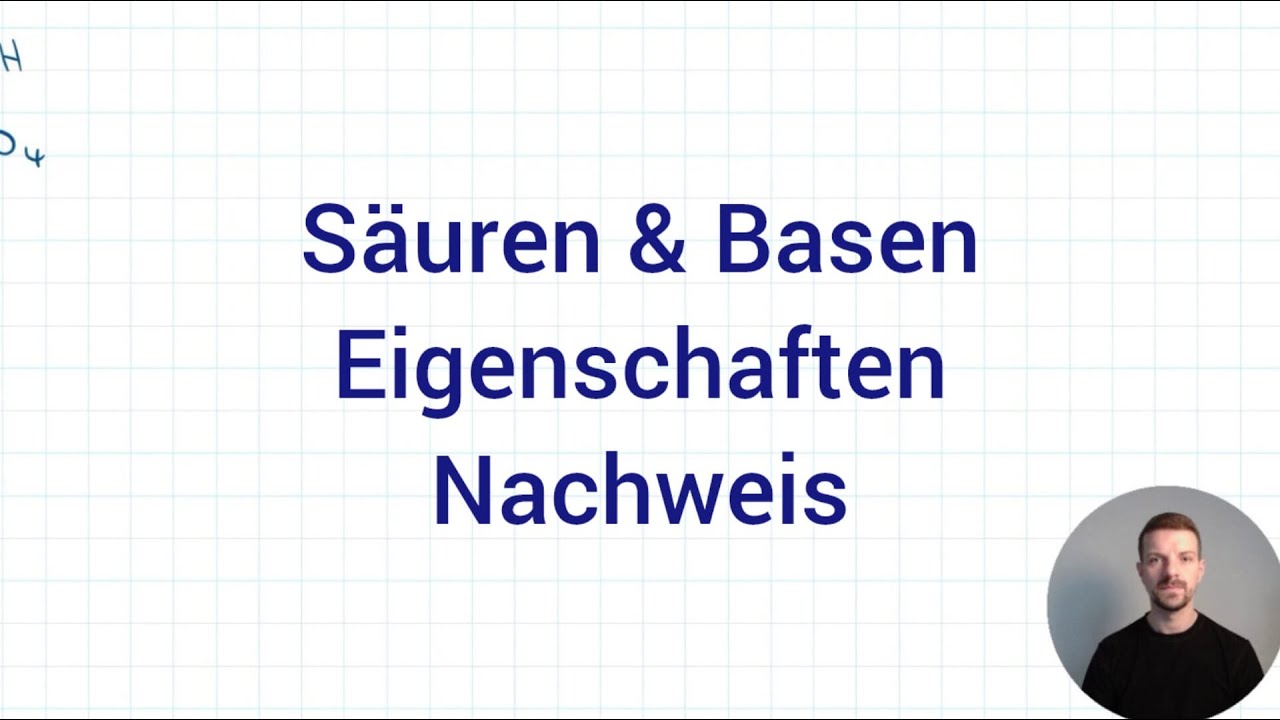 NTG Industriemeister Metall 2024-2 Herbst Aufgabe 1 - Säuren & Basen, Eigenschaften, Nachweis