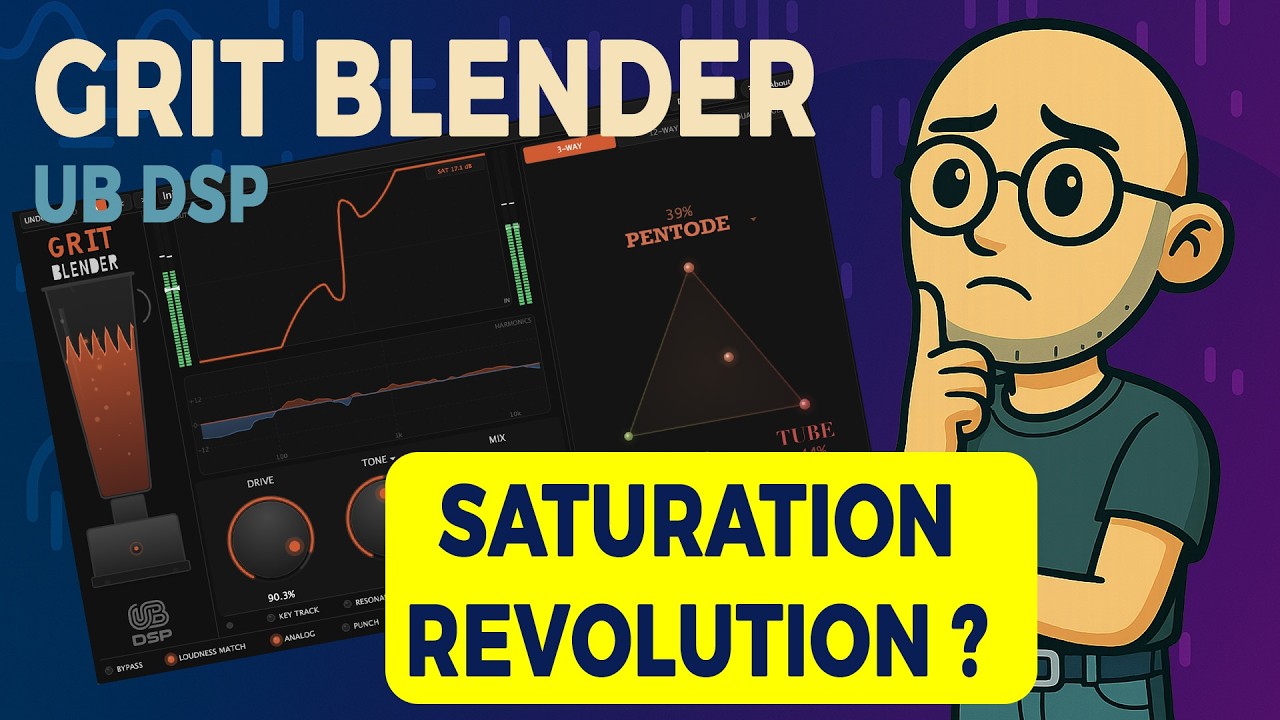 Grit Blender : un saturateur vraiment différent ? Test complet du plugin D' UB-DSP