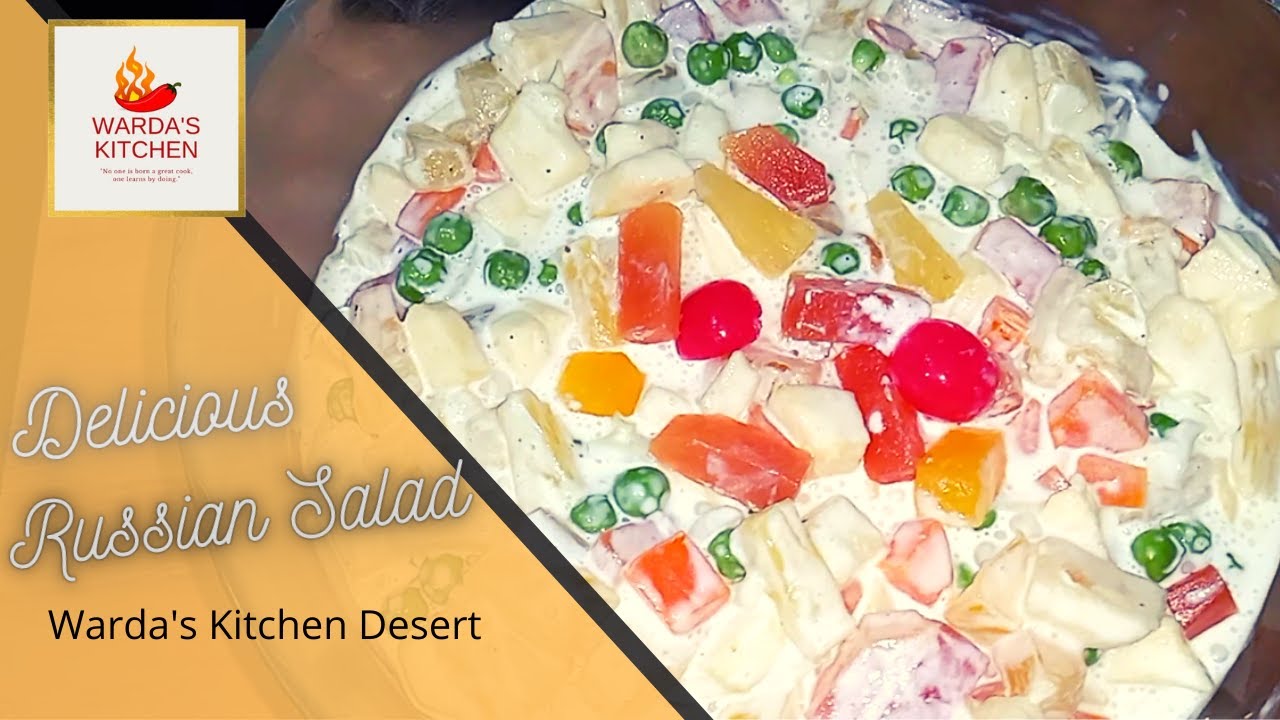 How To Make Delicious Russian Salad At Home | So Yummy So Tasty | Warda's Kitchen