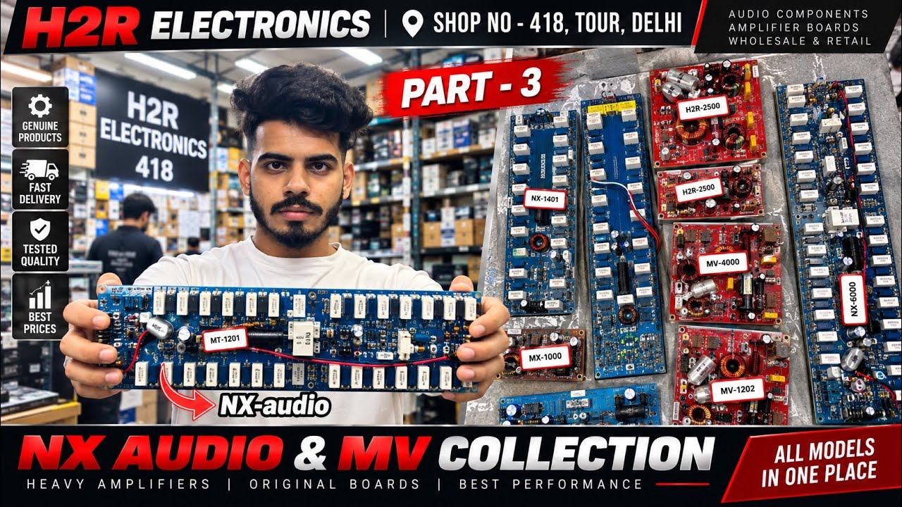 All original NX-audio & amplifier collection heavy amplifier board's - 200, , 500, 1000 to 5000 watt