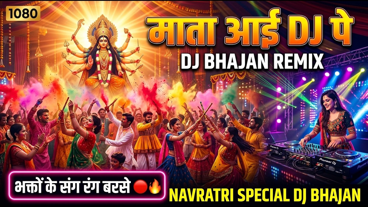 Navratri DJ Bhajan 🔥 Mata Aayi DJ Pe | Durga Bhajan Remix | Jai Mata Di