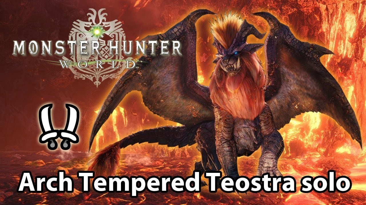 MHWorld | Arch Tempered Teostra solo TA (Dual Blades) - 6'29