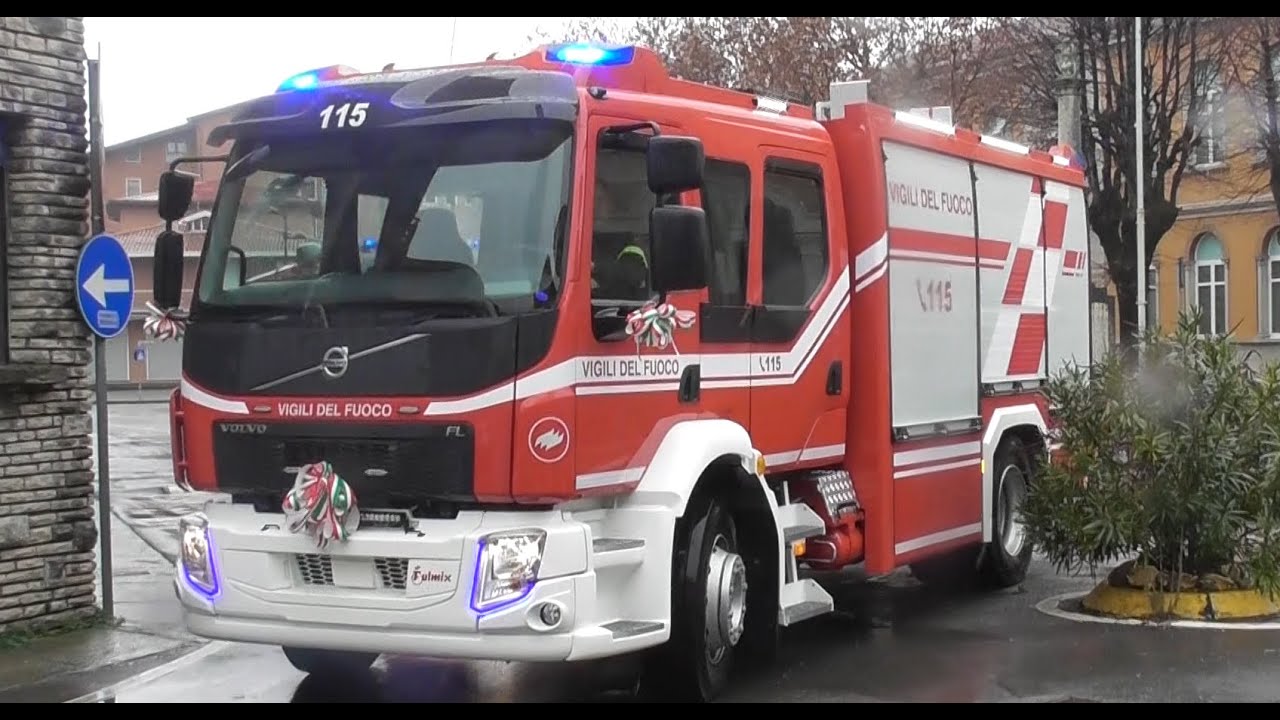Corteo Inaugurazione Nuovo APS Vigili del Fuoco Volontari Madone