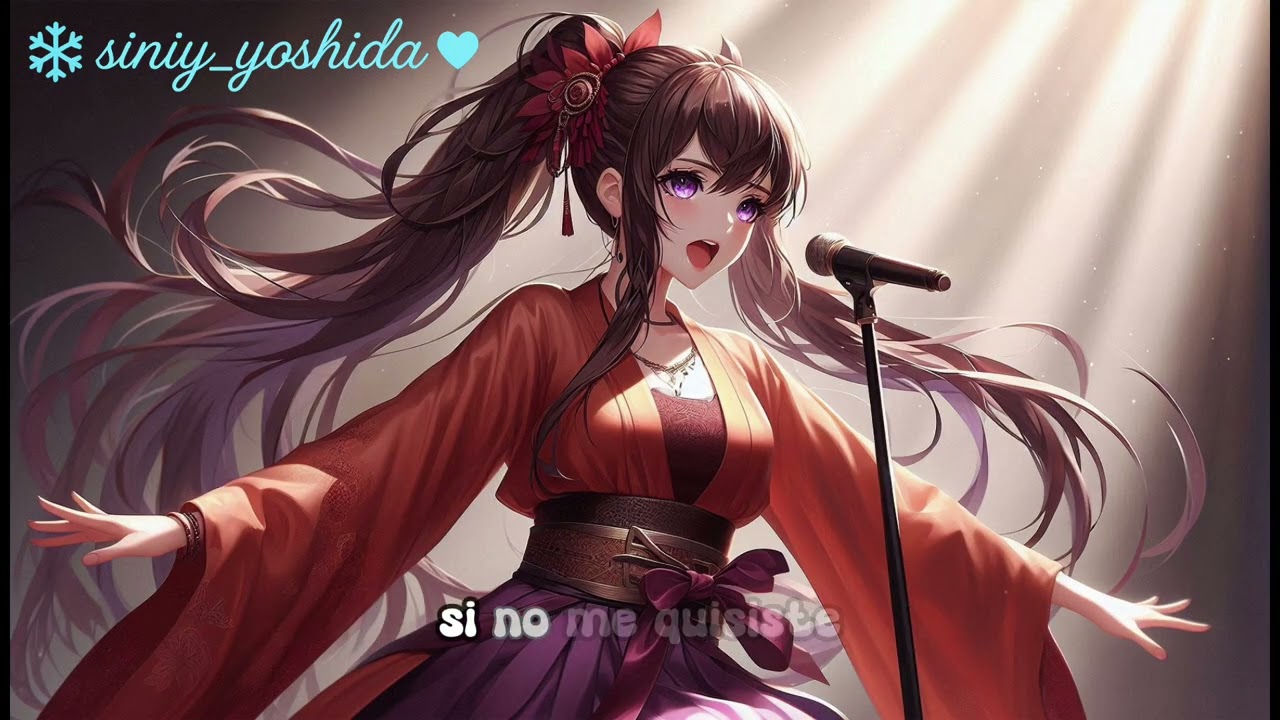 Sigo aqui 🖤🔥( canción cantada y narrada por la personaje del anime el diario de la botánica chue)