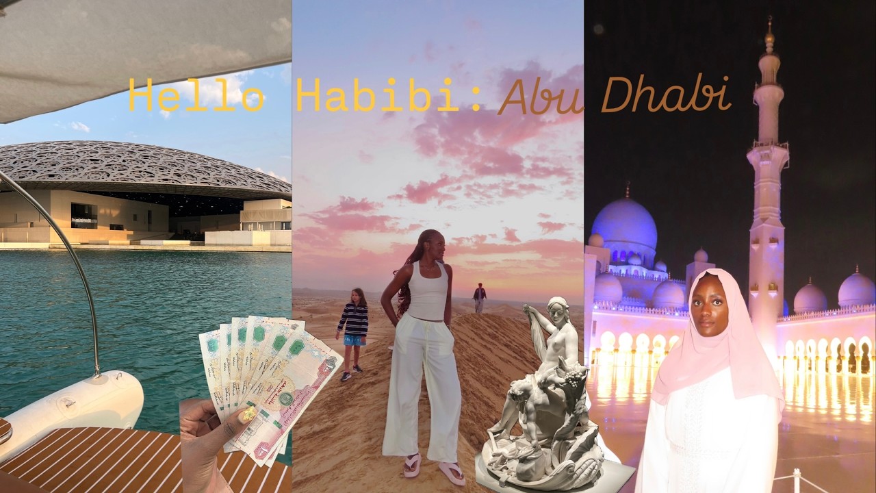Few days in Abu Dhabi 🇦🇪: teamLab, Lourve museum, Desert Safari & Sheikh Zayed Grand Mosque.
