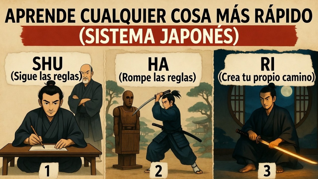 El Secreto Japonés Ancestral para Aprender Cualquier Cosa 10 Veces Más Rápido (Shuhari)
