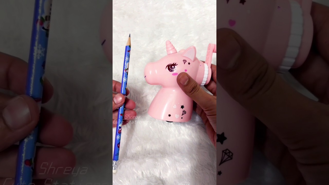 Cute Stationery, Unicorn Sharpener, School Stationery #shorts #safa #shafa