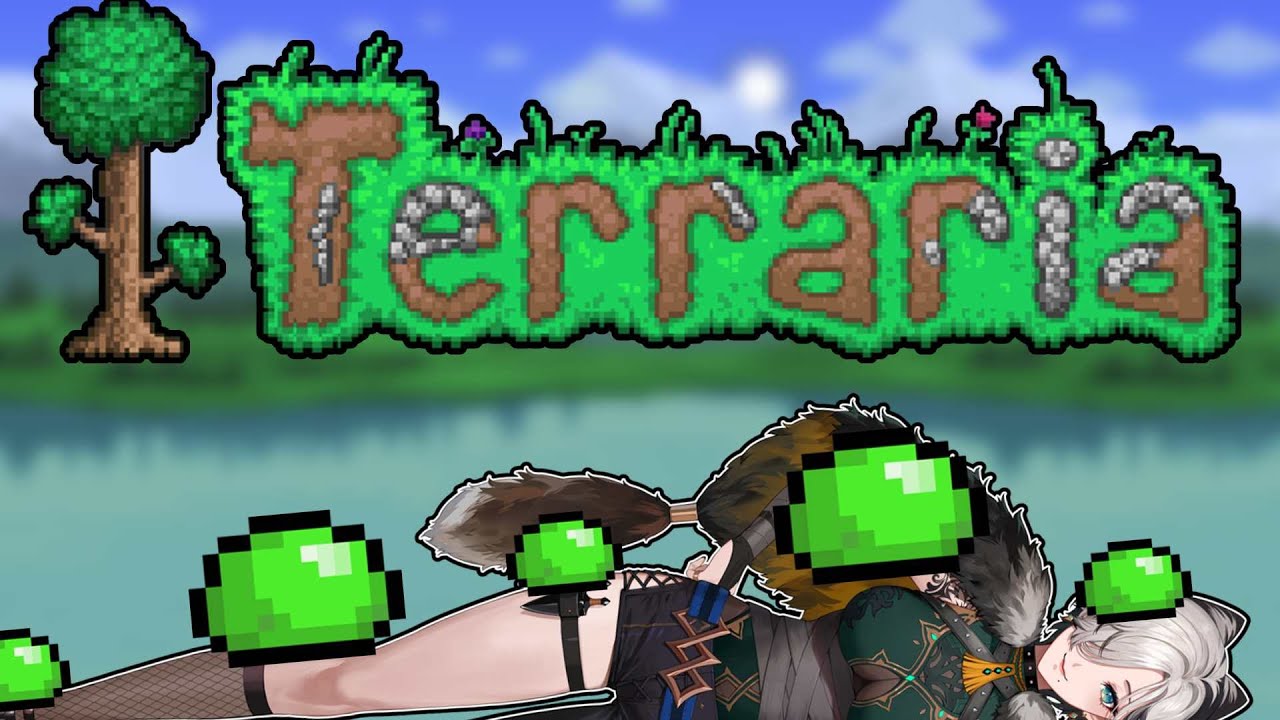 【TERRARIA guerilla】 girl physically cannot stop digging【NIJISANJI EN | Kunai Nakasato】