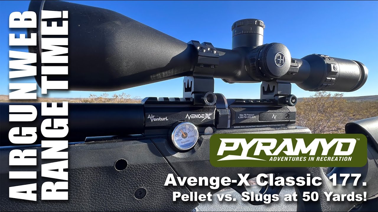 Avenge-X Classic .177 - JSB Pellets vs. Slugs - Which will win in our 50 Yard Tests?