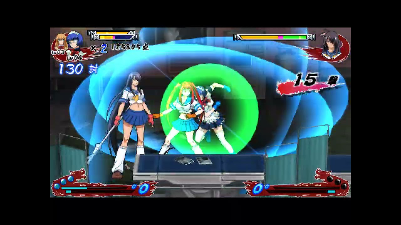 Ikki Tousen Xcross Impact RG406H Gameplay