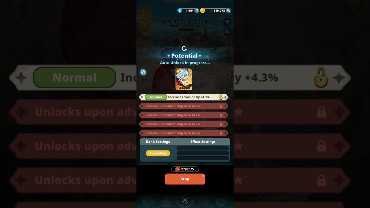 ran seven deadly sins idle auto for 4 mins before legendary
