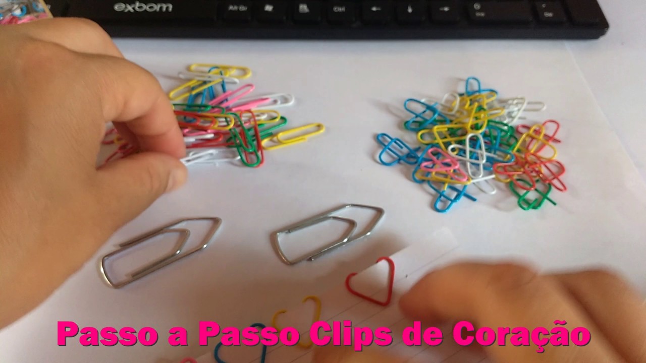 Passo a Passo Clips de Coração