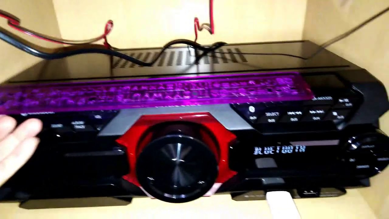 PANASONIC SC AKX320 PSK 450W  probando musica Y OBSERVANDO PARTE 06