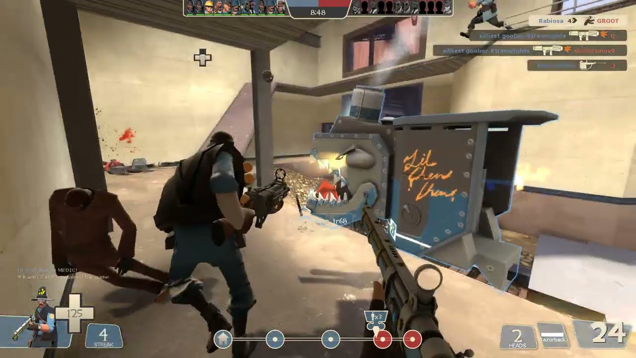 Team Fortress 2 Sniper Gameplay