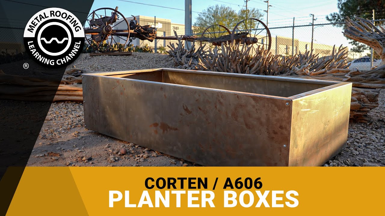 What Are Corten Steel Planter Boxes? How Do I Assemble A DIY Weathering Steel Rustic Planter Box