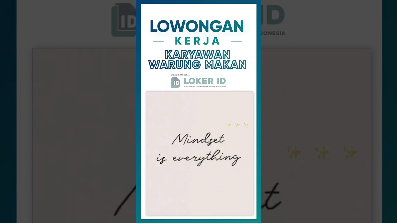 LOWONGAN KERJA JAGA WARUNG, GA BANYAK SYARAT (DIUTAMAKAN WANITA)