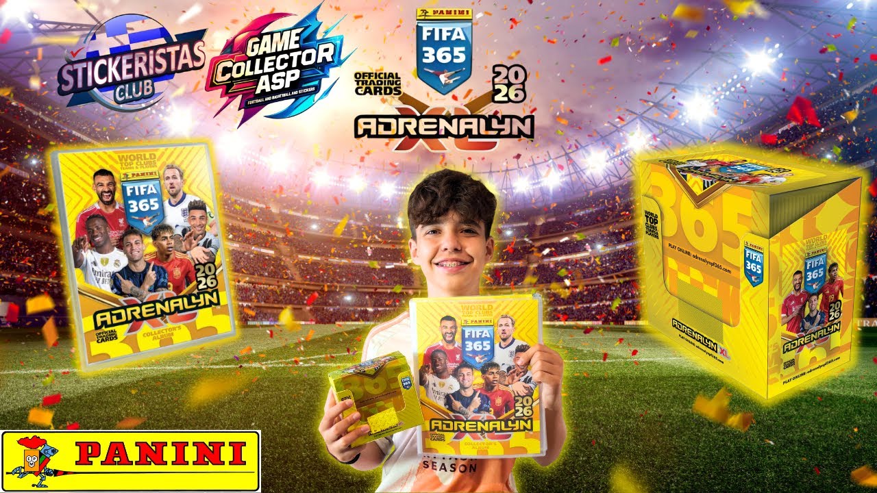 Unboxing Panini FIFA 365 Adrenalyn XL 2026 | Πρώτος στην Ελλάδα!