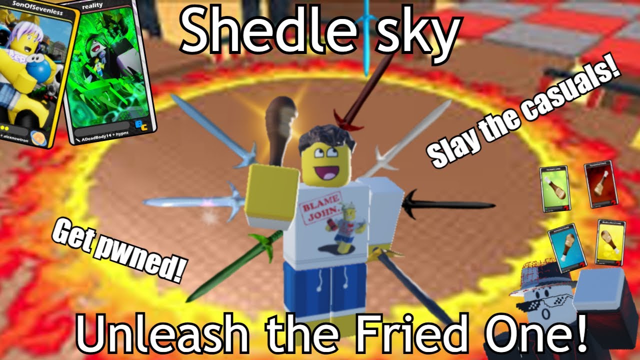 Pwning everyone with Shedletsky! - Blox Cards