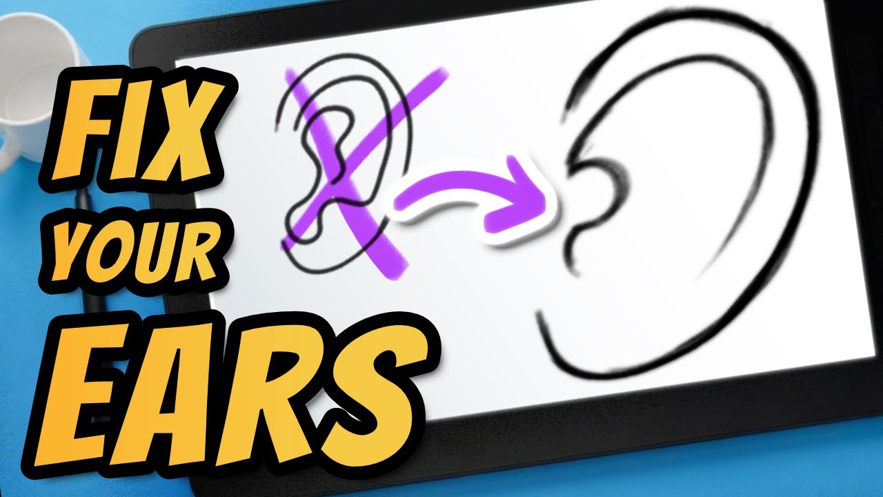 How to Draw Cartoon Ears | Clean Inner Details Step-by-Step