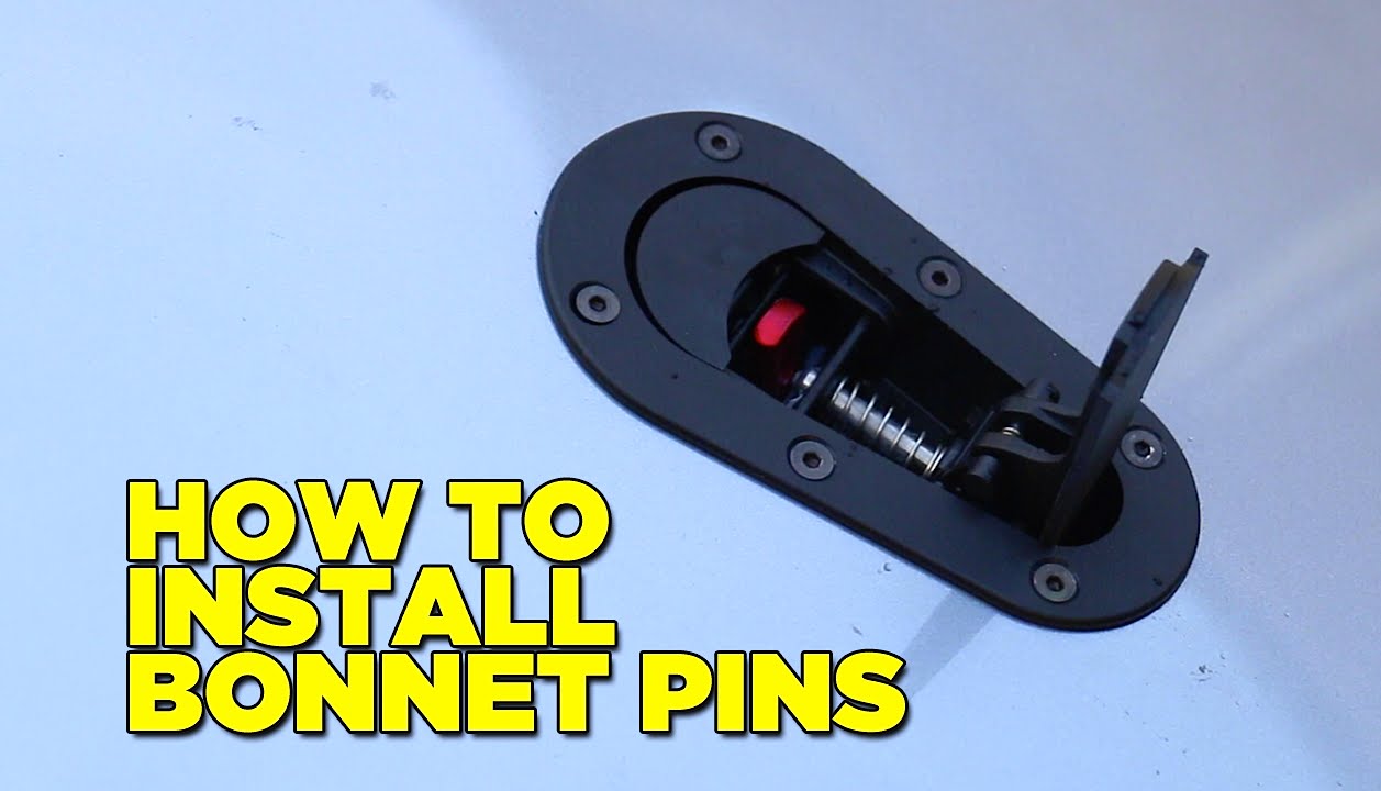 Honda S2000 Build Part 2 - How To Install Bonnet Pins (Hood Pins/Latches)